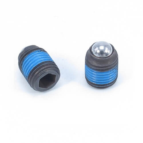 Set screw ball plunger hex socket spring plunger blue lock patch