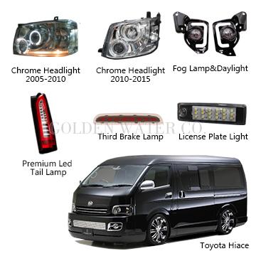 spare parts for toyota hiace van