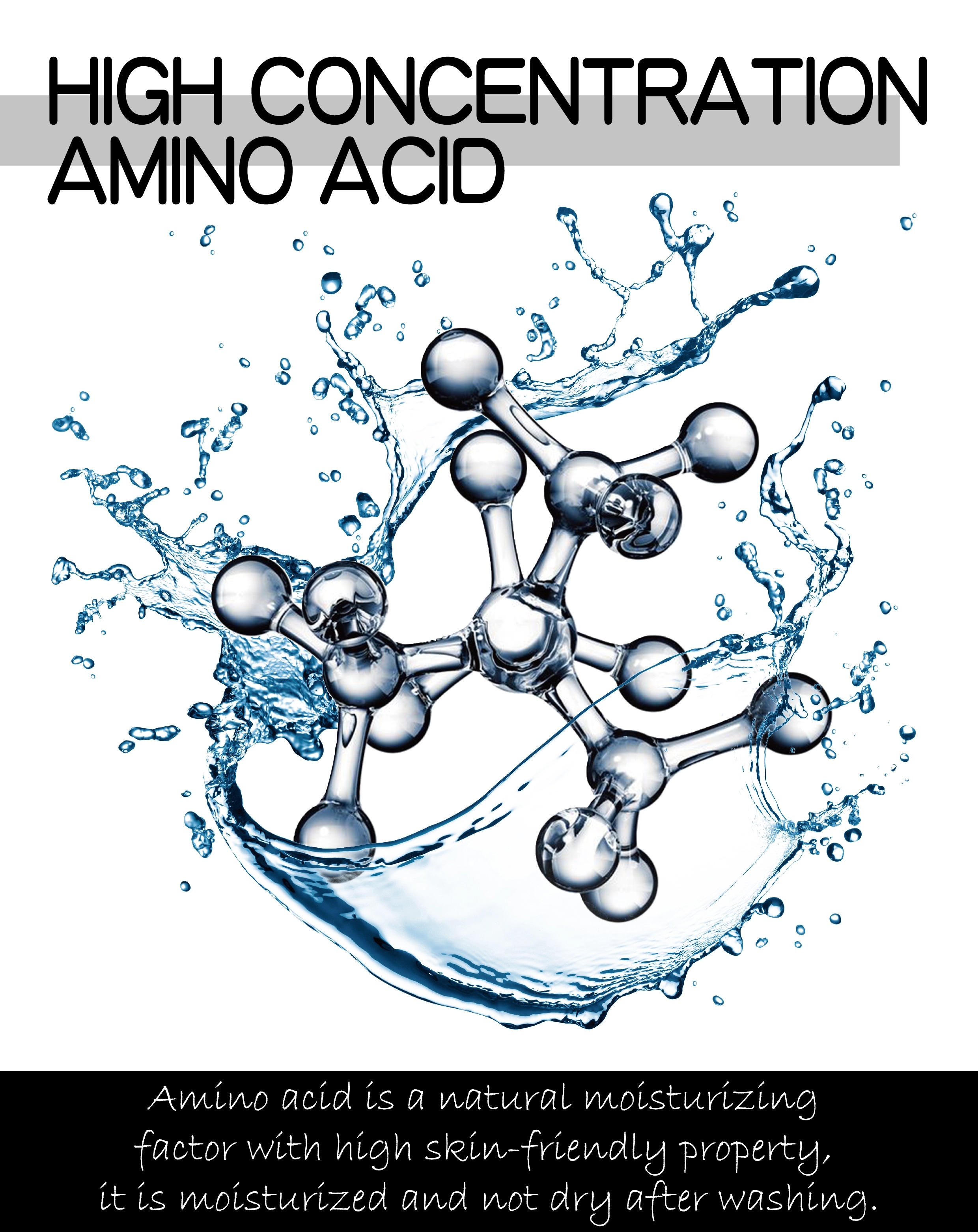 Beauty Product Crystal Amino Acid Handmade Soap for Skin Care