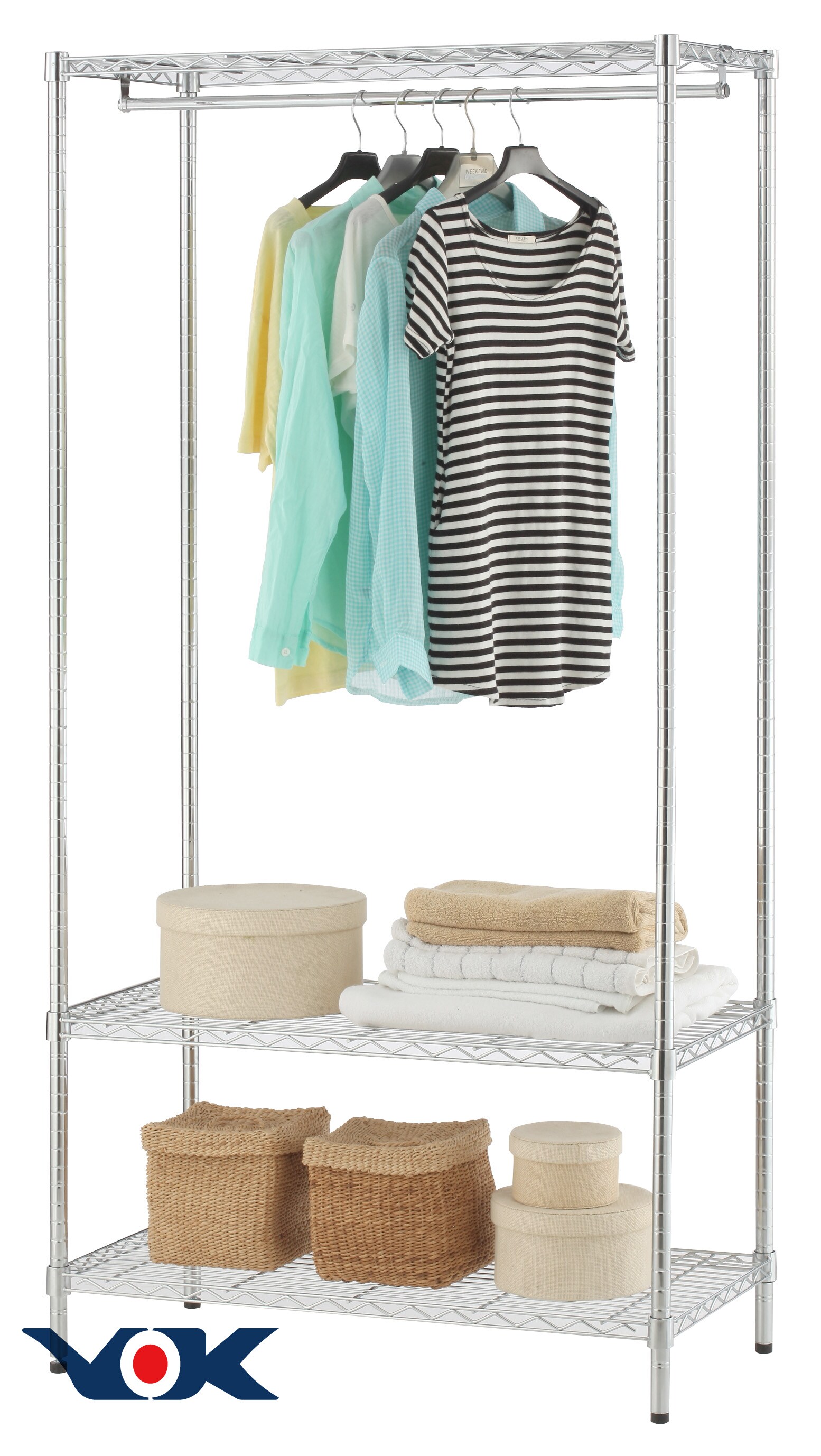 Triple wardrobe frame 91 × 45 × 180H / wardrobe / single pole / storage