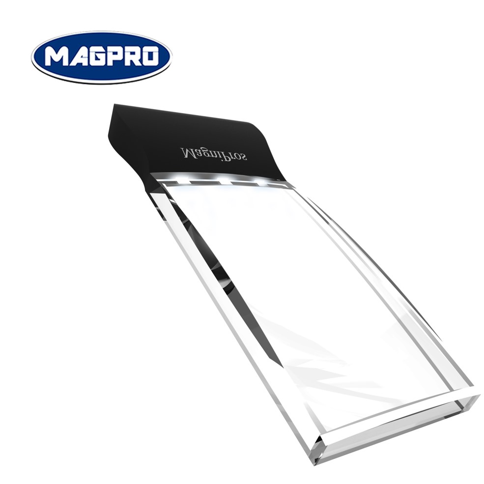Innovative Square Magnifier Handheld With LED Lighted Magnifying Glass Taiwantrade