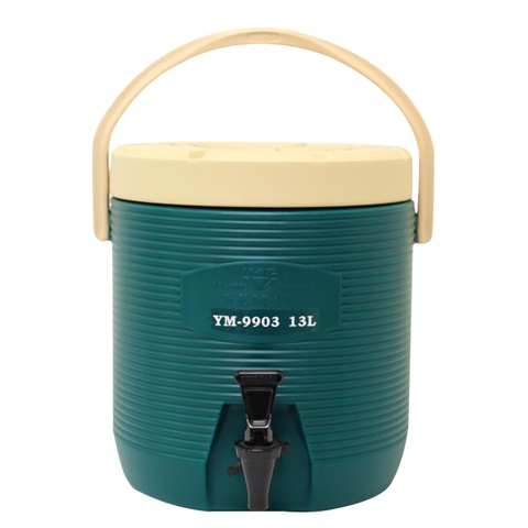 13L Round Thermo Tank - Green (With inner cover)