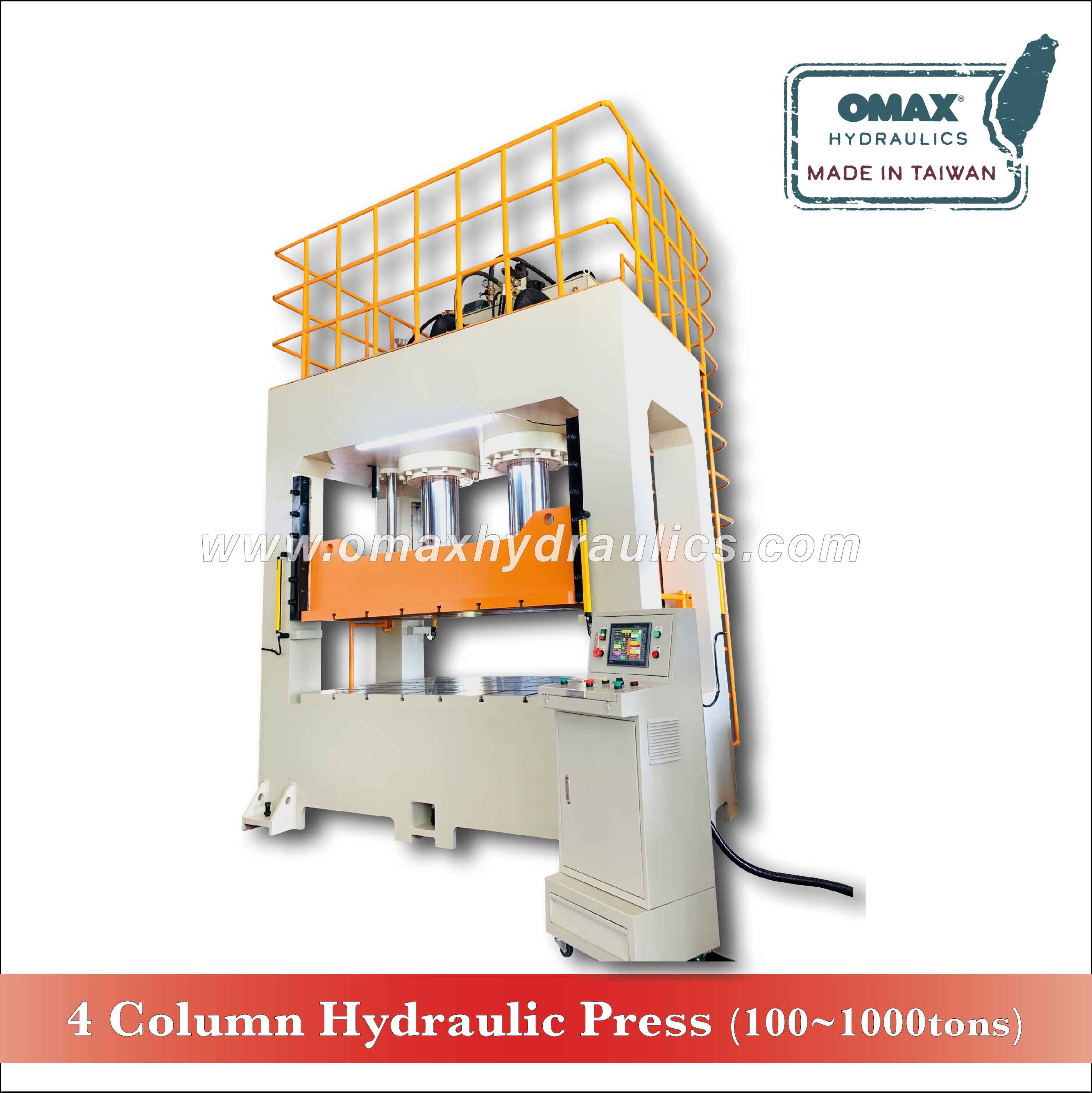 4 Column Deep Drawing Hydraulic Press Machine OMAX Hydraulics