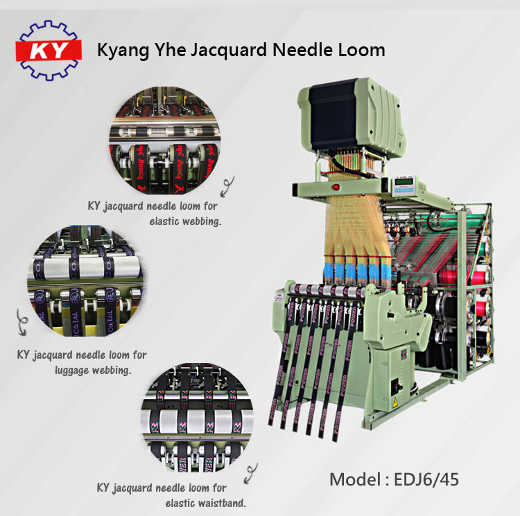 KY computer jacquard loom machine for pet lead line