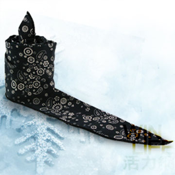 Navita Cool Neck Scarf - Snowflake Black