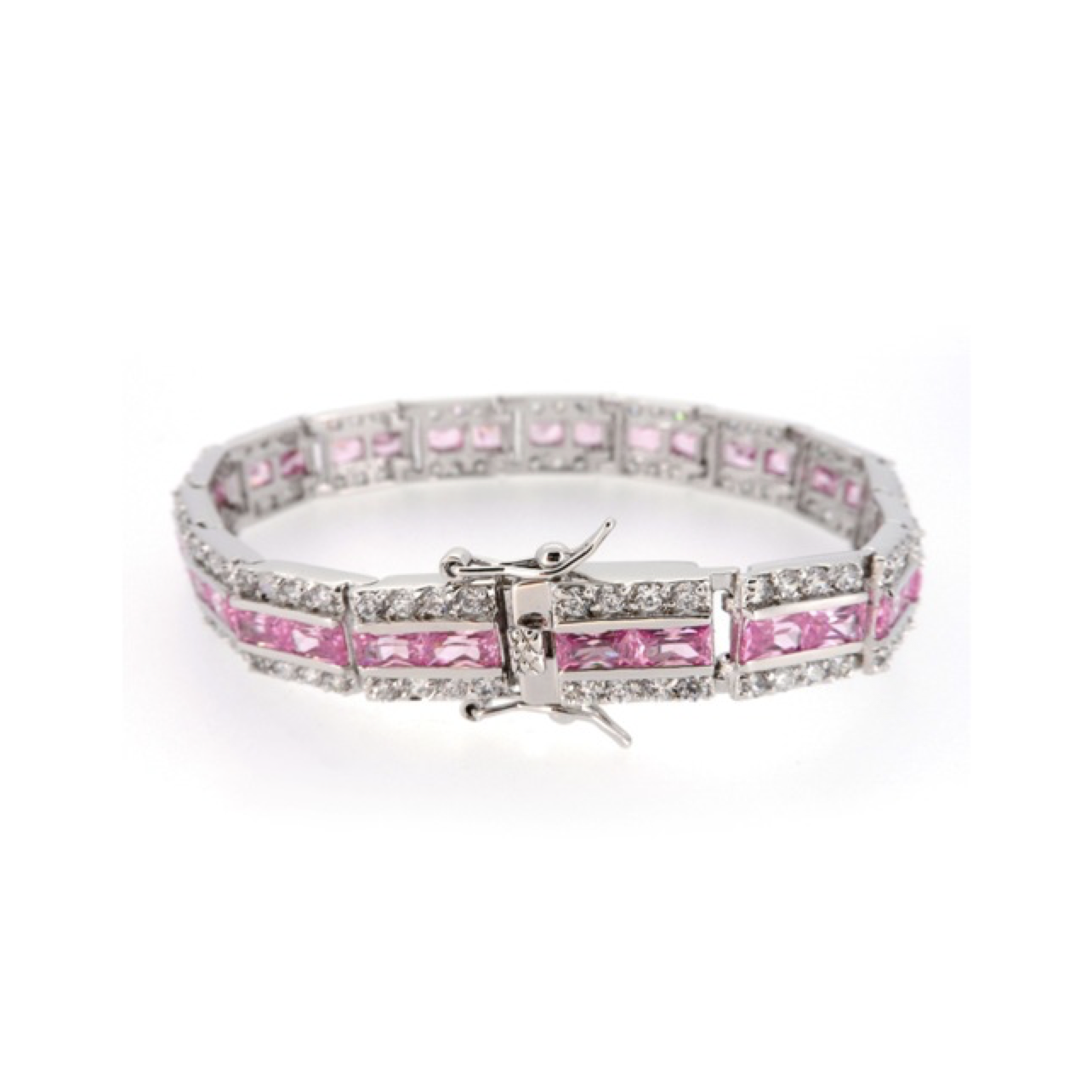 and Elegant Pink Tennis Bracelet Taiwantrade