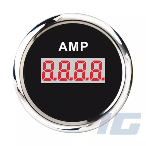 52mm Aftermarket Marine Gauge - Digital Ammeter Gauge With Shunt Resistor