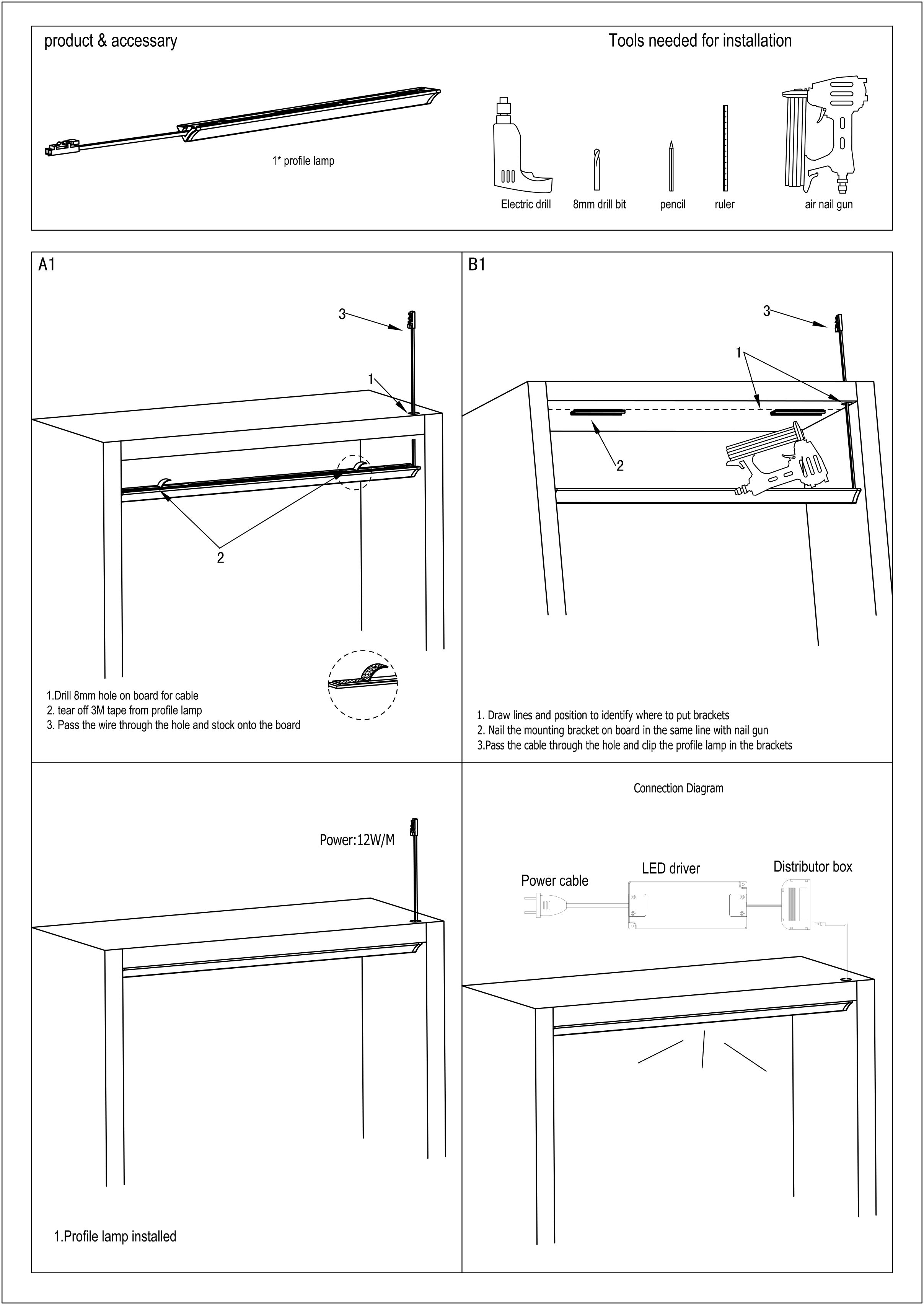 Wiring For Under Cabinet Lighting Diagram