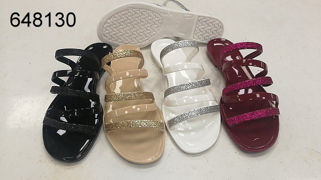 ladies jelly flip flops