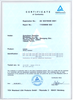 Cylinder - CE certifications by TUV Rheinland actual test