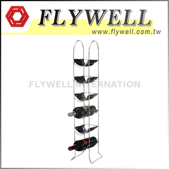 Tall Narrow Metal Wine Rack