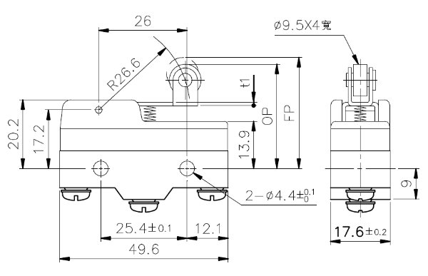 微動開關TM-1704-2