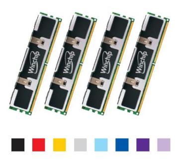 Winchip DDR3 1066MHZ/1333MHZ/1600MHZ 1GB/2GB/MULTI-CHANNEL KIT