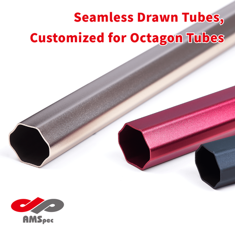 Aluminum Alloy Seamless Drawn Tubes, Customized for Octagonal Tubes