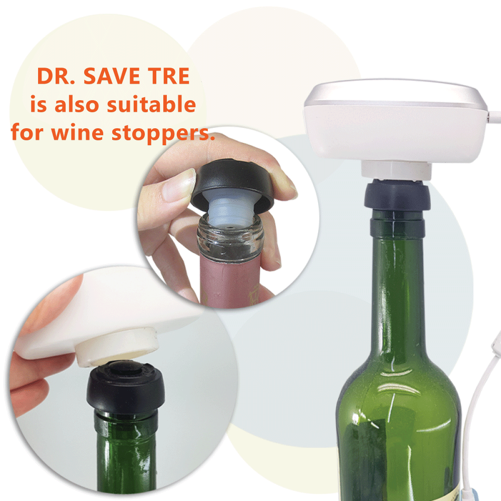 DR. SAVE TRE vacuum pump is also suit for bottle saver