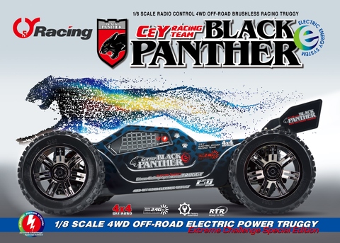 Black Panther Electric - 1/8 Electric Truggy RTR