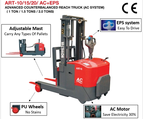 NOVELTEK Counterbalanced Reach Truck 1500KG