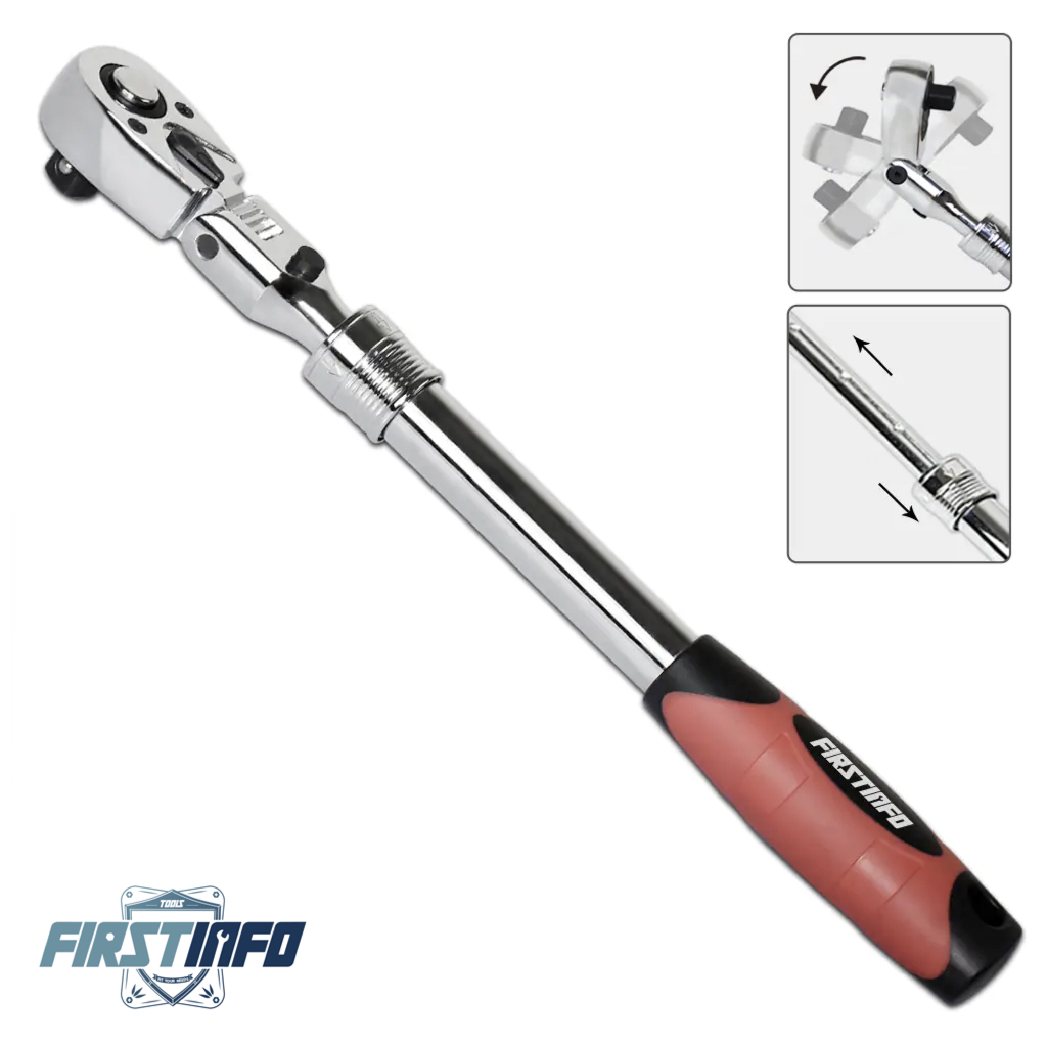 1/2" Extendable Ratchet Wrench Handle