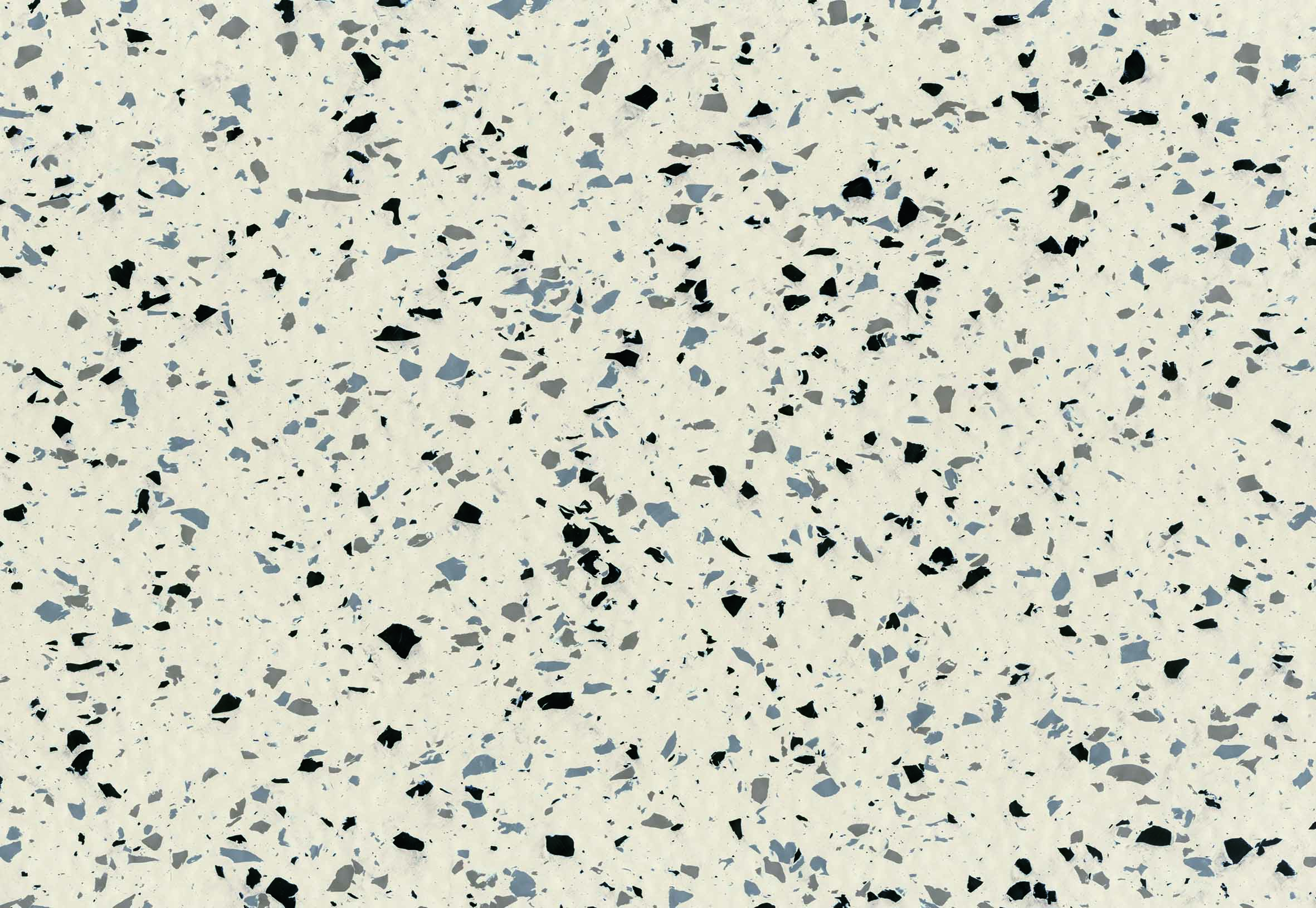 SanJung Rubber Flooring Tile in Multicolored with Hammered Surface