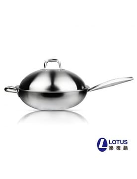 LOTUS中华五层单把炒锅32CM