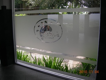 PVC Sandblast Window Film with Decorative Pattern