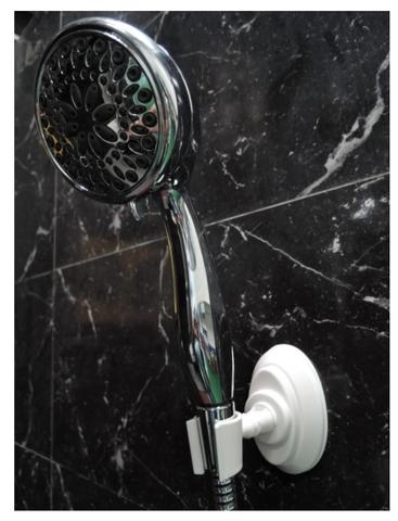 Oval-shaped Suction Shower Head Holder