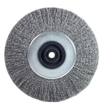 WIRE WHEEL BRUSHES -Crimped Wire for less aggressive cleaning