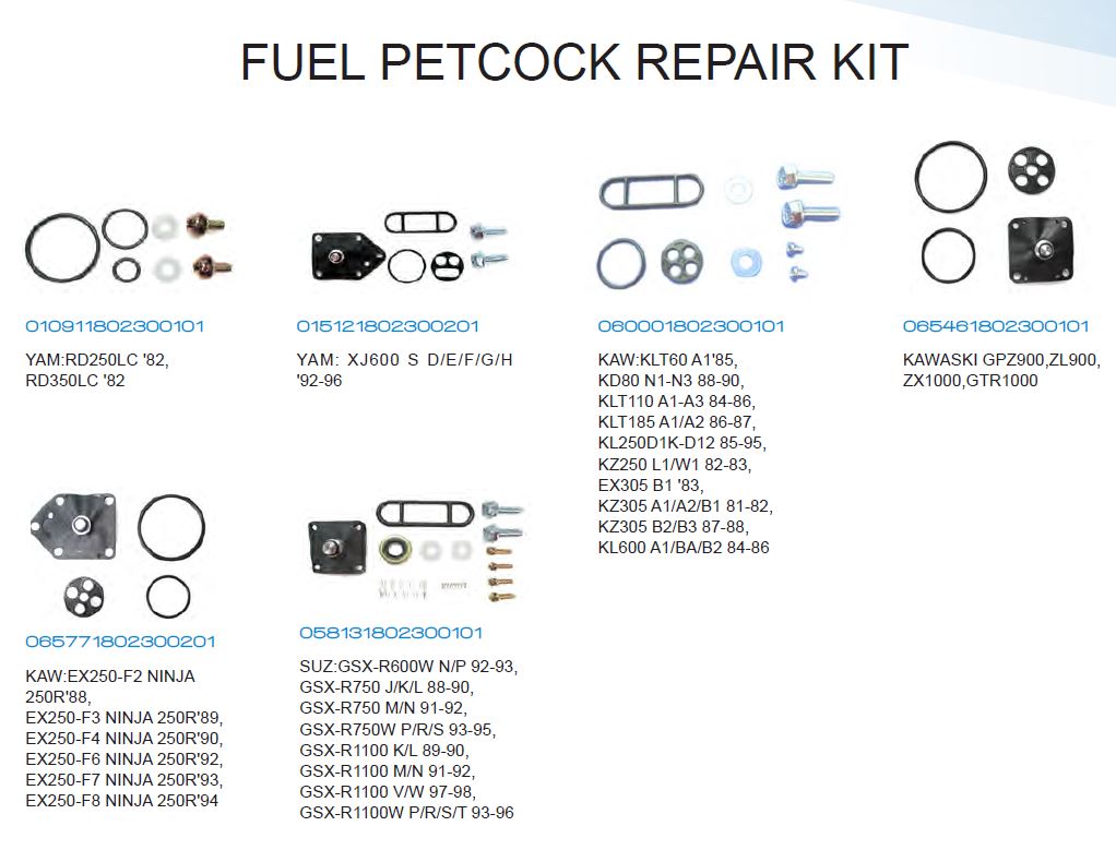 ATV Fuel Petcock Repair Kit