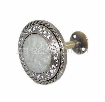 Pearl Disc Medallion Holdback Curtain Tieback Drapery Hardware