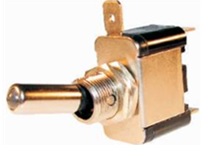 Heavy Duty Amber LED Illuminated on/off metal toggle switch