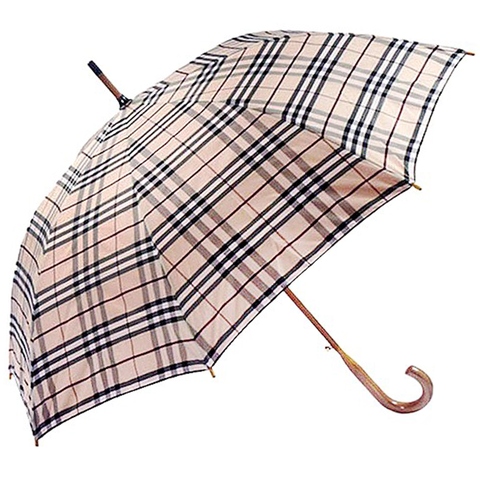 Straight Wooden Handle Umbrella