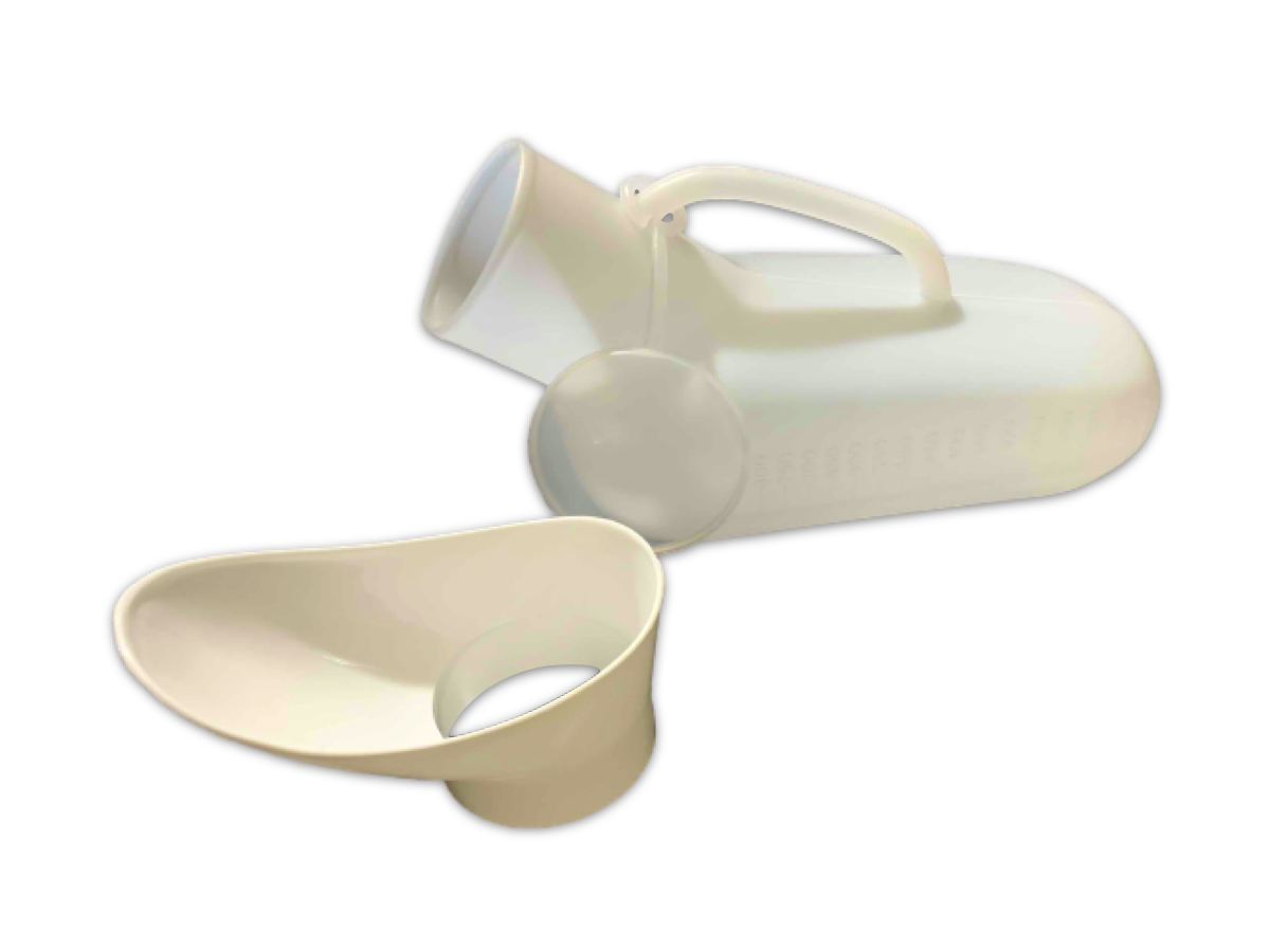 Female Urinal Bottle in Bed, Handheld Women Urinal 800ml