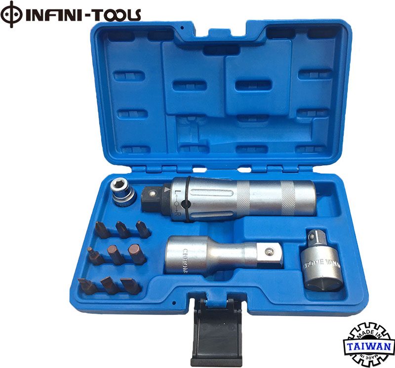 Heavy Duty 3/4” DR Manual Reversible Impact Driver Set, 13 PC