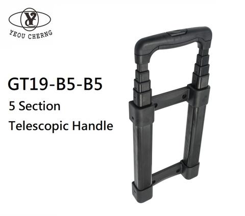 Telescopic luggage trolley extention 