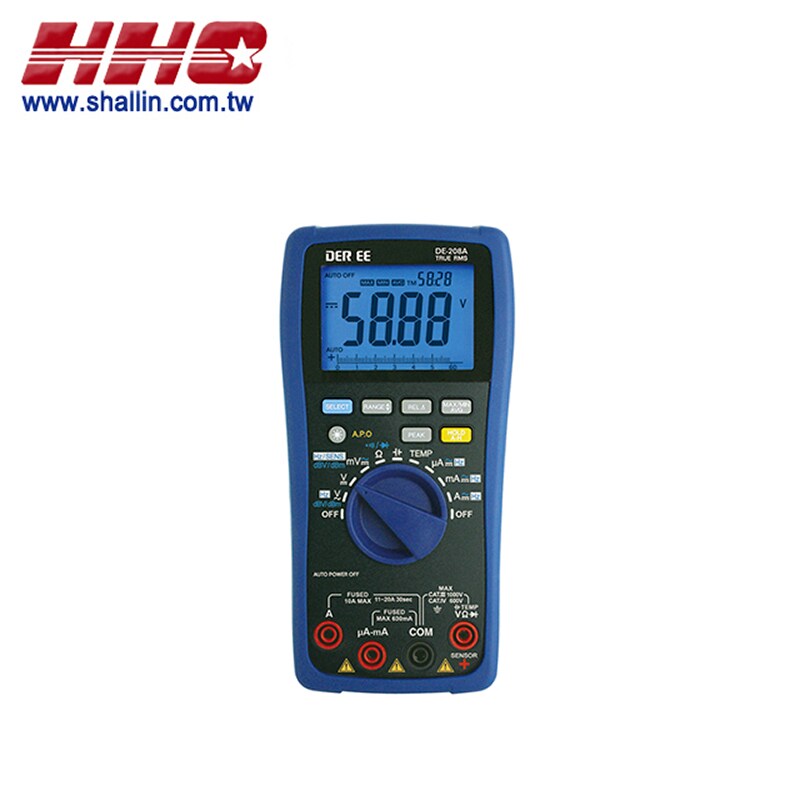 True RMS multimeter, 3 5/6 digits 6700 counts, with CE approval, RoHS ...