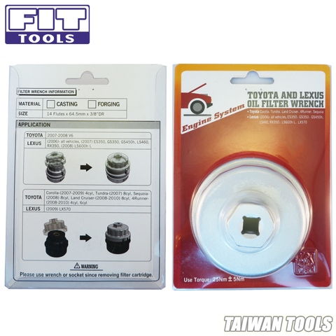 64.5mm 3//8/" Forged FIT Toyota Oil Filter Wrench