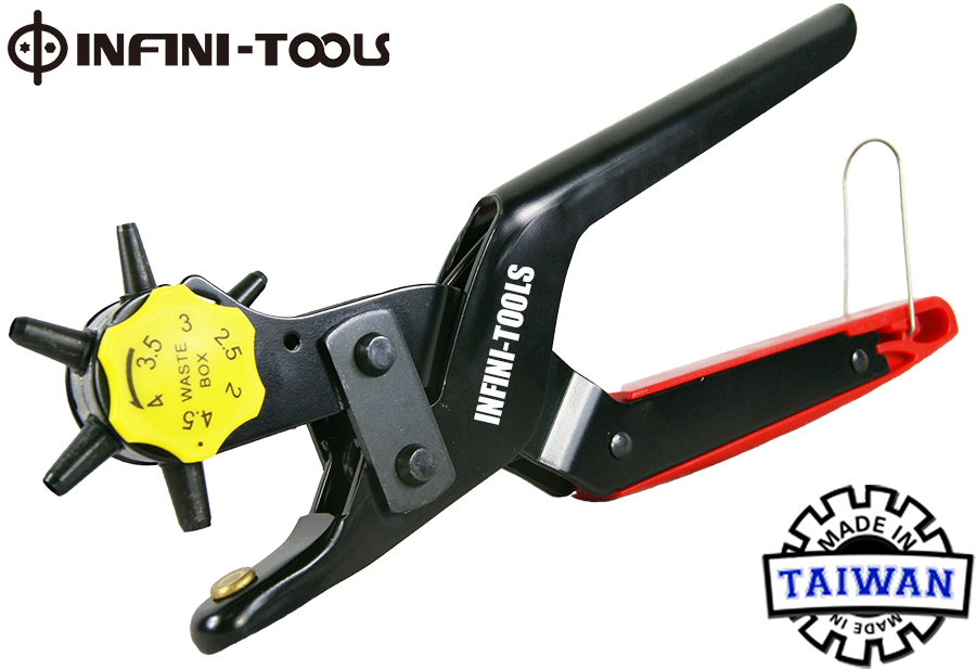 Professional Revolving Punch Pliers with Lever Transmission