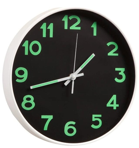 Glow in the Dark Wall Clock