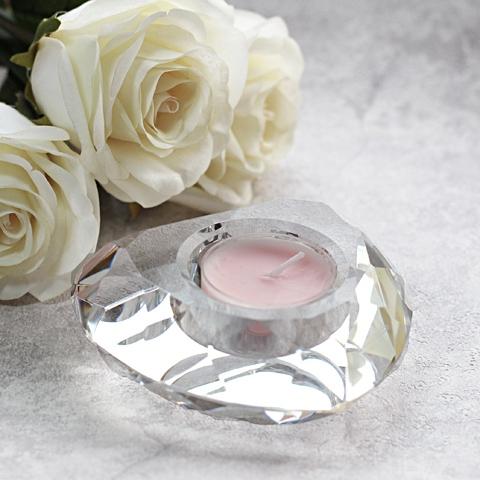 Elegant Heart-Shape Glass Candle-Holder for Valentine's Day ...