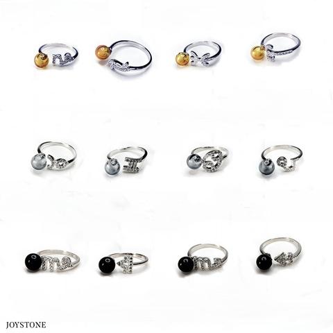 One Size Adjustable 12 Horoscopes zodiac Constellation Rings Sagittarius Aquarius Leo,Capricorn Gemini