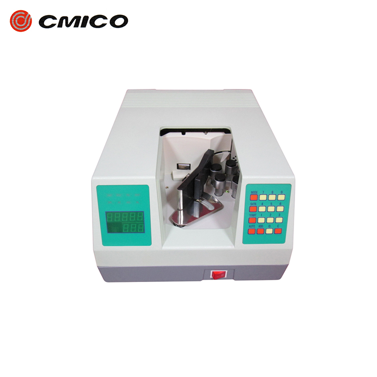 Bank equipment banknote counter with dust cover