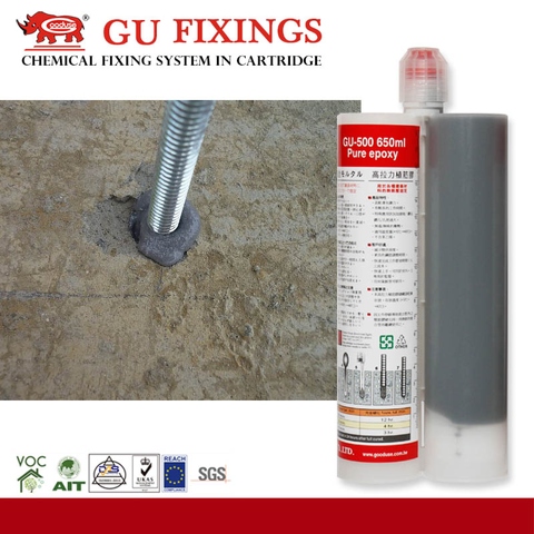 Slow Curing  Epoxy Injectable Mortar For Fixing Rebar In Concrete