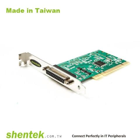 Industrial 1 port Parallel PCI Card Remap 378 278 EPP ECP SPP mode shentek 62011