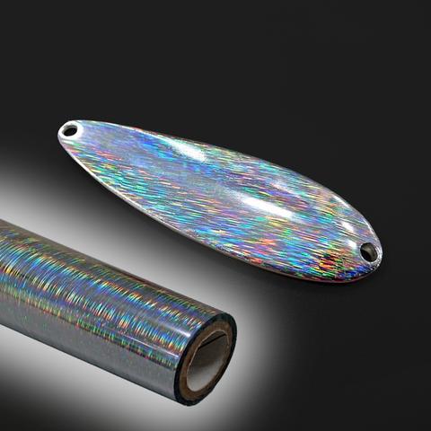 Hot stamping fishing lure holographic foil roll for fishing skins plastic  packaging