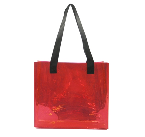 Large Capacity Lightweight Transparent Tote Bag for Easy Carrying