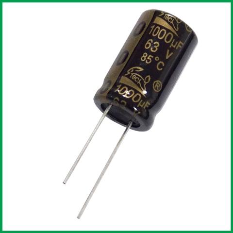 Taiwan Produce Radial 85℃ 6.3V ~ 100V Aluminum Electrolytic Capacitor