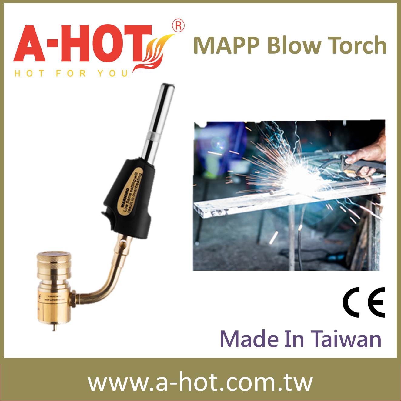 High Temperature Efficient Welding Propane Gas Burner
