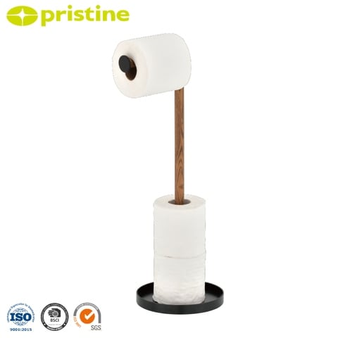 Wood Grain Design Toilet Paper Holder Stand | Taiwantrade.com