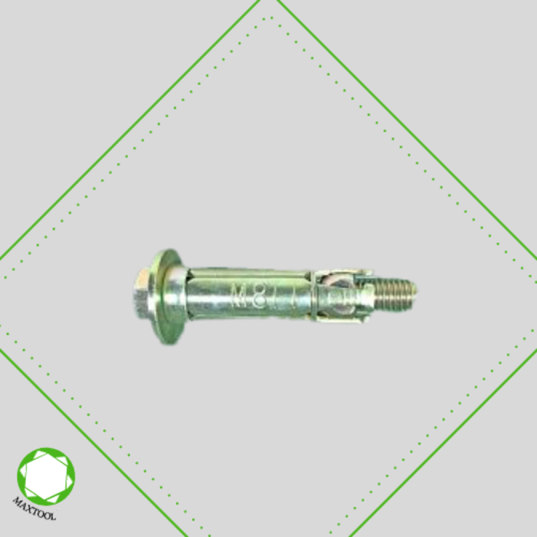 Sleeve anchor with bolt & red plastic A316 Taiwantrade