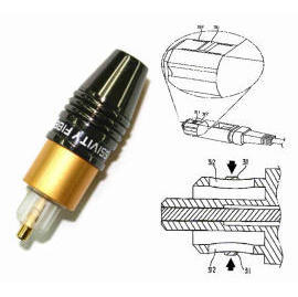 Patented Toslink Optical Fiber Plug - Patented plug is not for selling individually, only used on POF cable